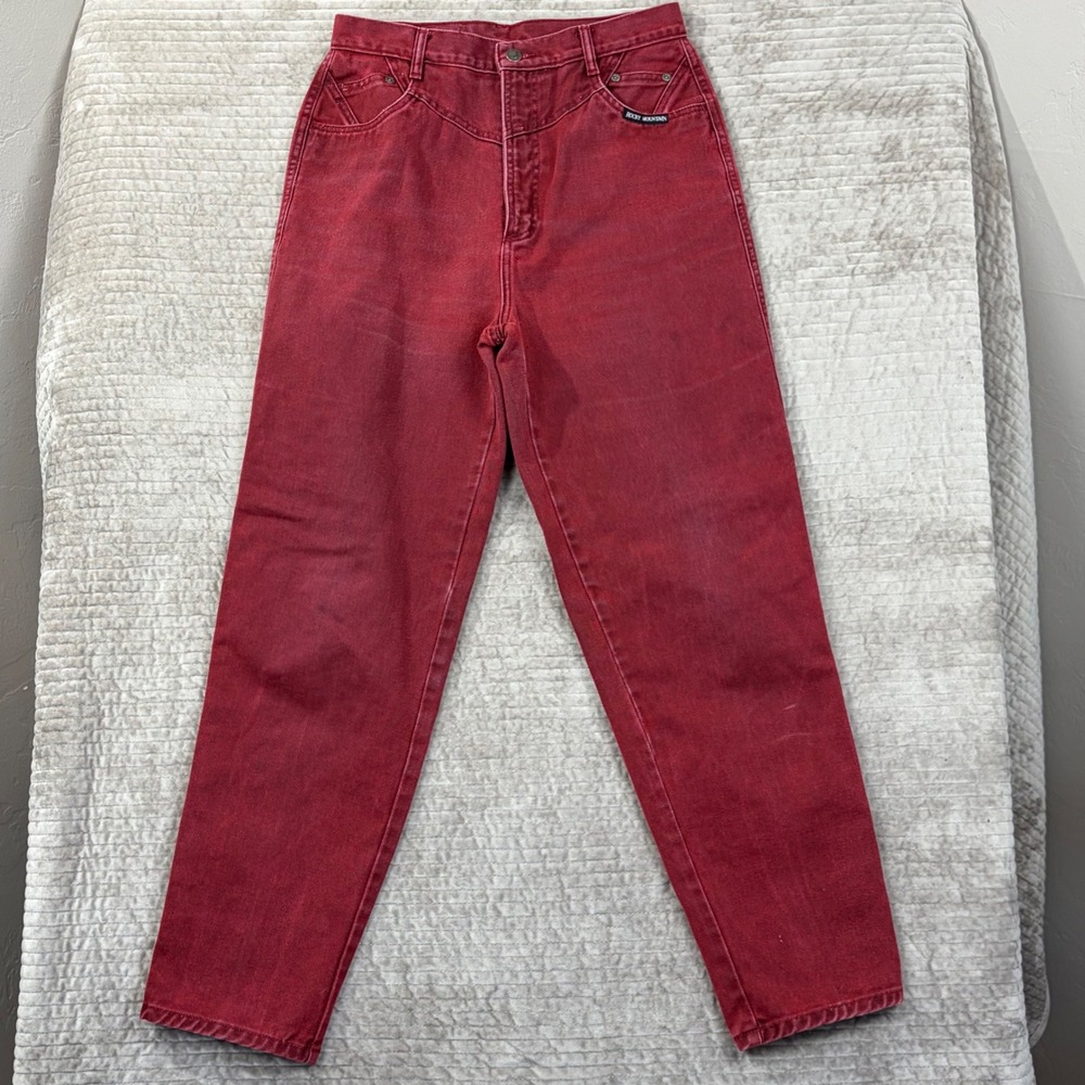 Rocky Mountain Vintage Bareback‎ High Waisted Western Jeans Red Tapered 13/14